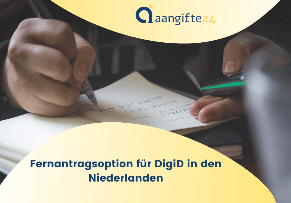 Opcja zdalnego wnioskowania o DigiD w Holandii